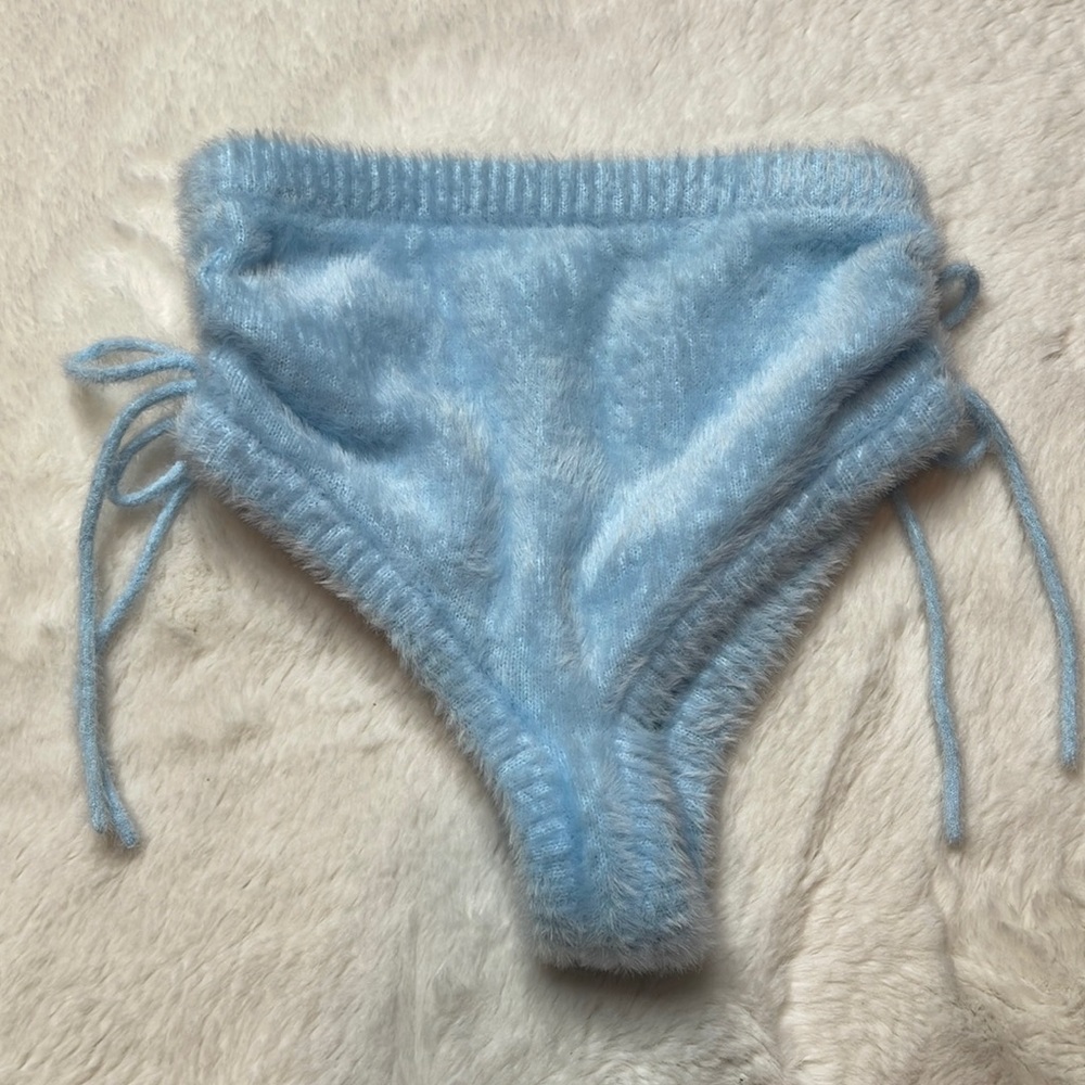For Love & Lemons Fuzzy Tie Shorts - SIZE: XXS
